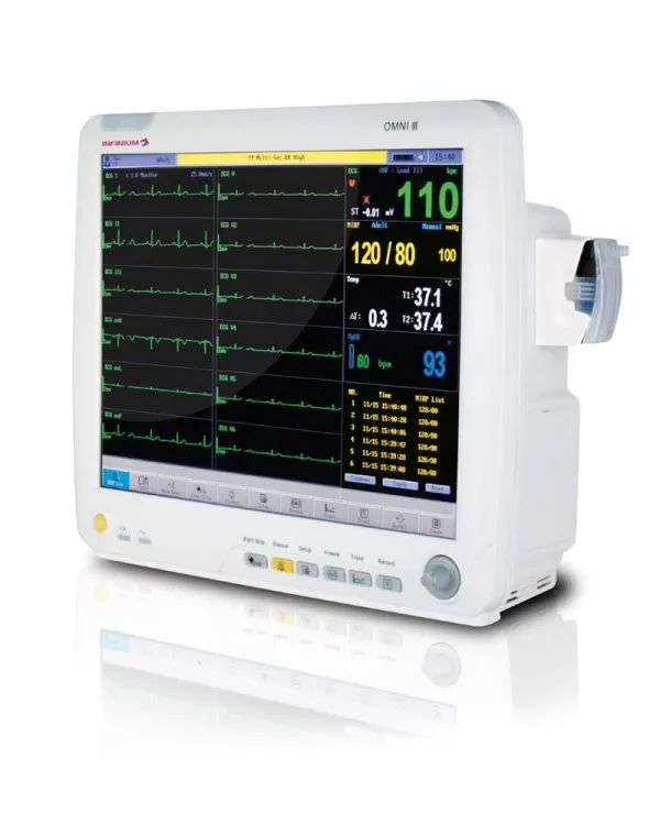 OMNI 3 high acuity patient monitor.