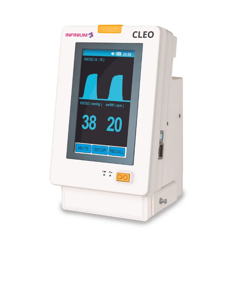 Cleo Compact EtCO2 Monitor with Vitals