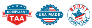 BERRY Compliant, TAA Compliant, USA Made