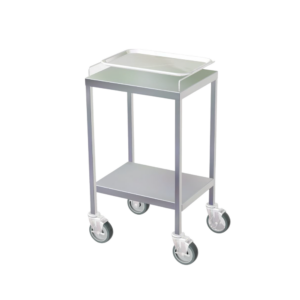 Stiainless Mobile Utility Stand Cart with Optional Drawer