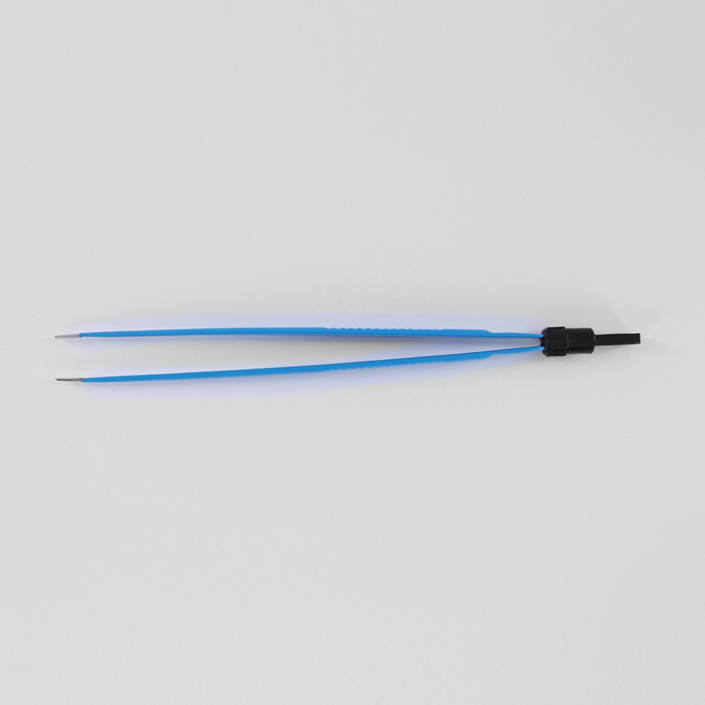 ESU Reusable 20cm Straight Bipolar Forceps - 2mm Tip