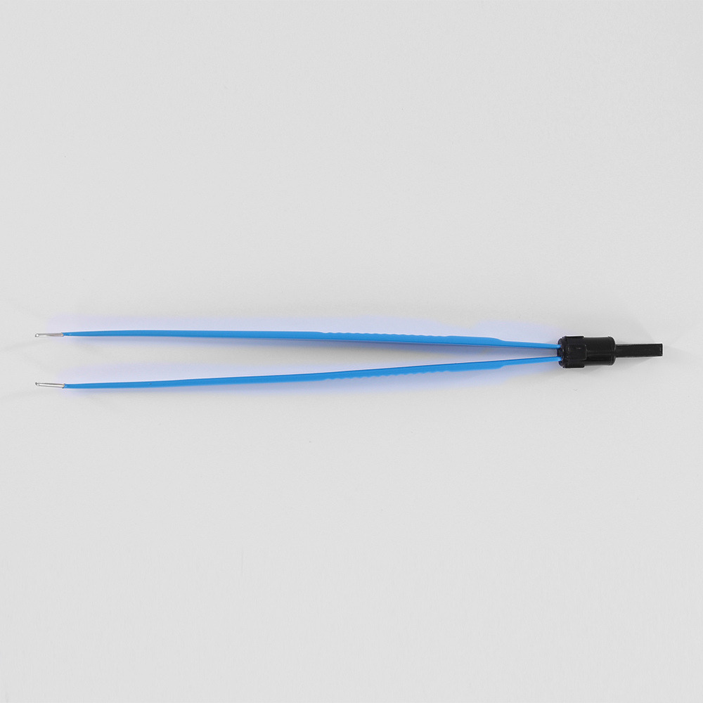 ESU Reusable 20cm Curved Bipolar Forceps - 2mm Tip