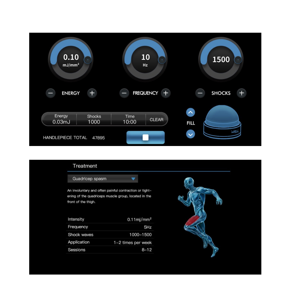 Infinium FOCUS Hybrid Electromagnetic Shockwave Therapy System