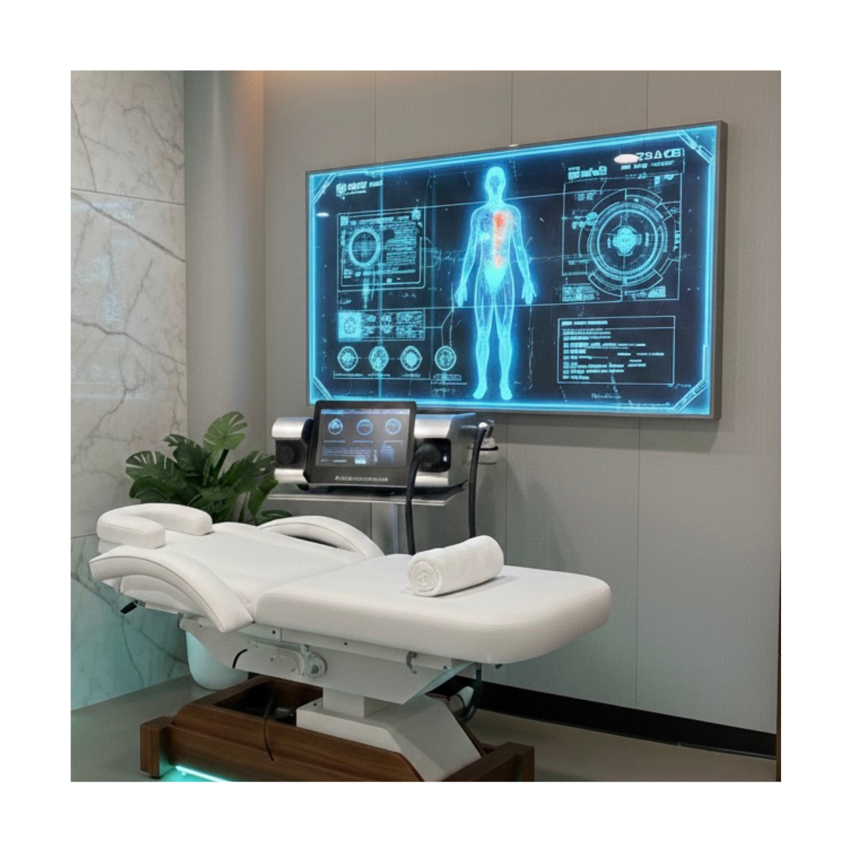 Infinium FOCUS™ Shockwave Therapy System in clinical room setting