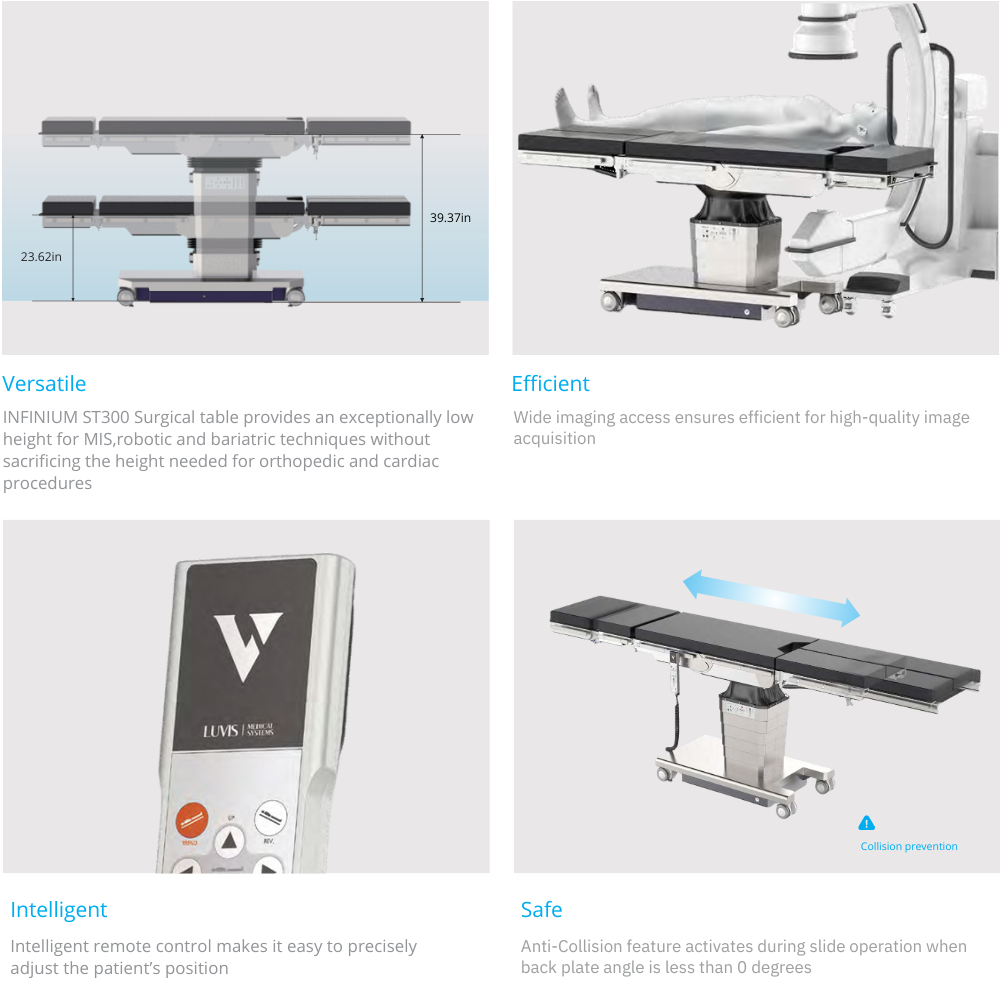 ST300 - 1000lb Surgical Table Platform